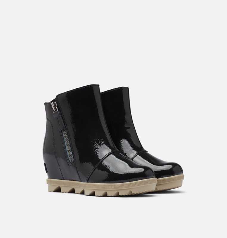Sorel Barn Wedges Svarta - Youth Joan Of Arctic™ Ii Zip Bootie - IQA-936418
